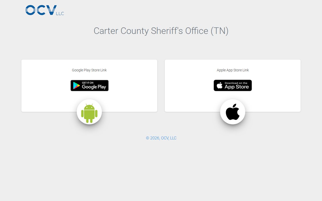 Carter County sheriff app access for same-day release checks